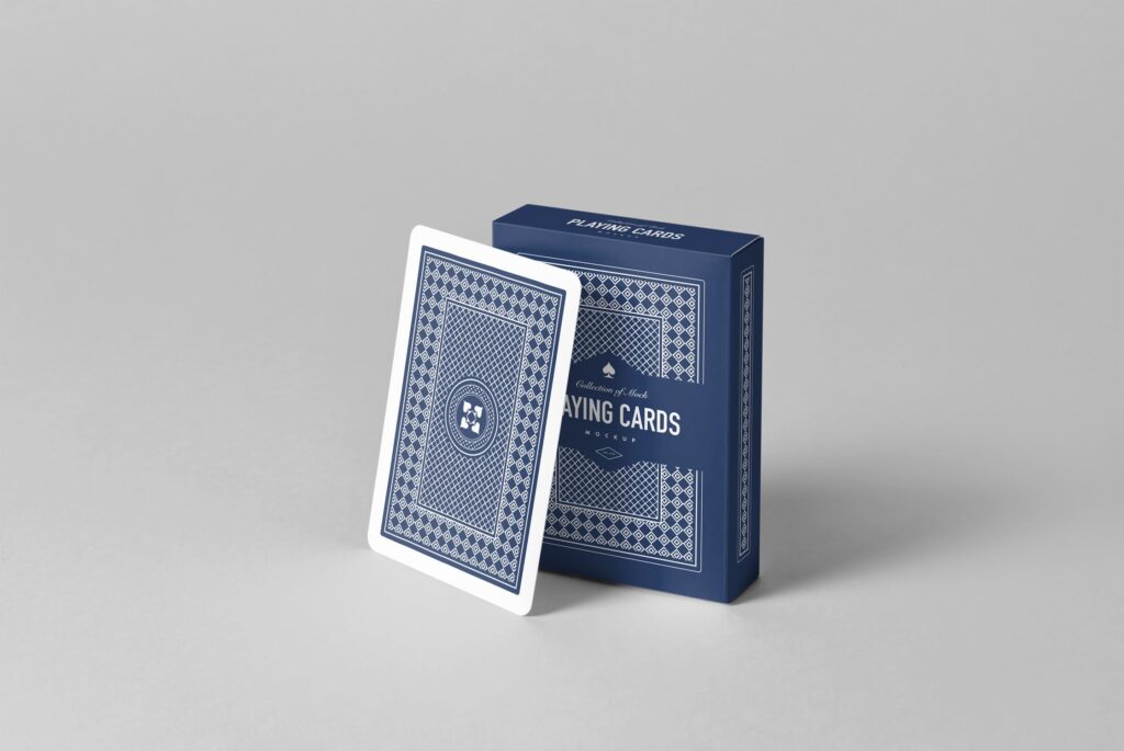 多种透视角度扑克牌模型样机素材下载样机素材下载Playing Card Mockup插图2