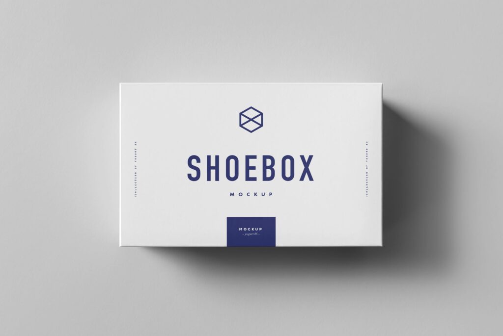 方形运动类鞋盒模型样机下载Shoe Box Mockup 4vmkjc插图2