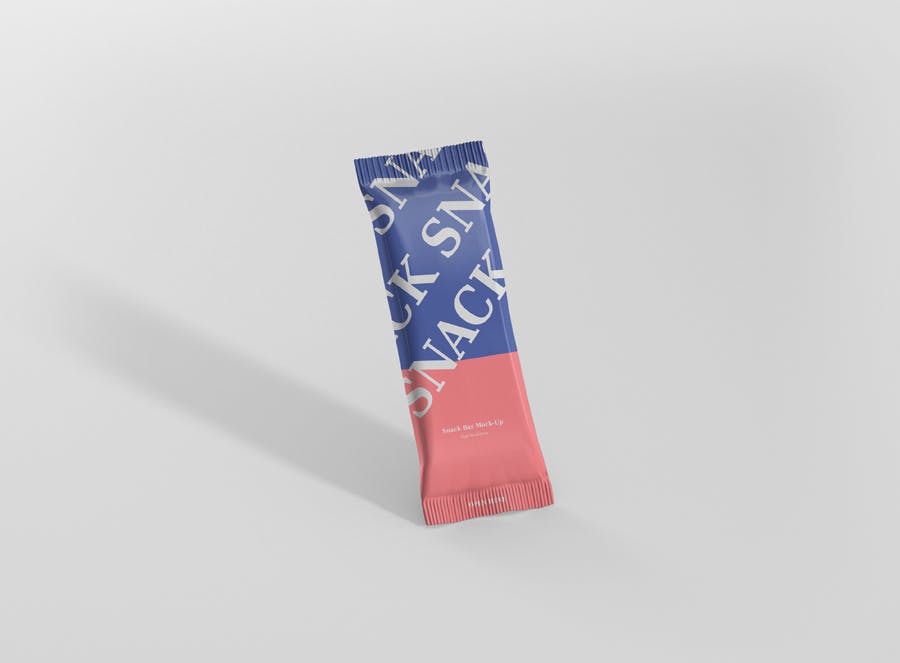 箔袋包装高端食品包装/小吃零食模型样机素材下载Snack Bar Mockup KRABJJ插图3