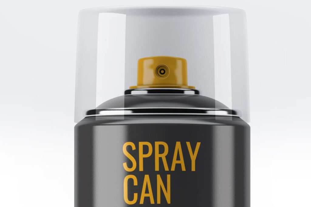 高级喷雾罐喷漆模型样机素材下载Spray Can MockUp v2插图3
