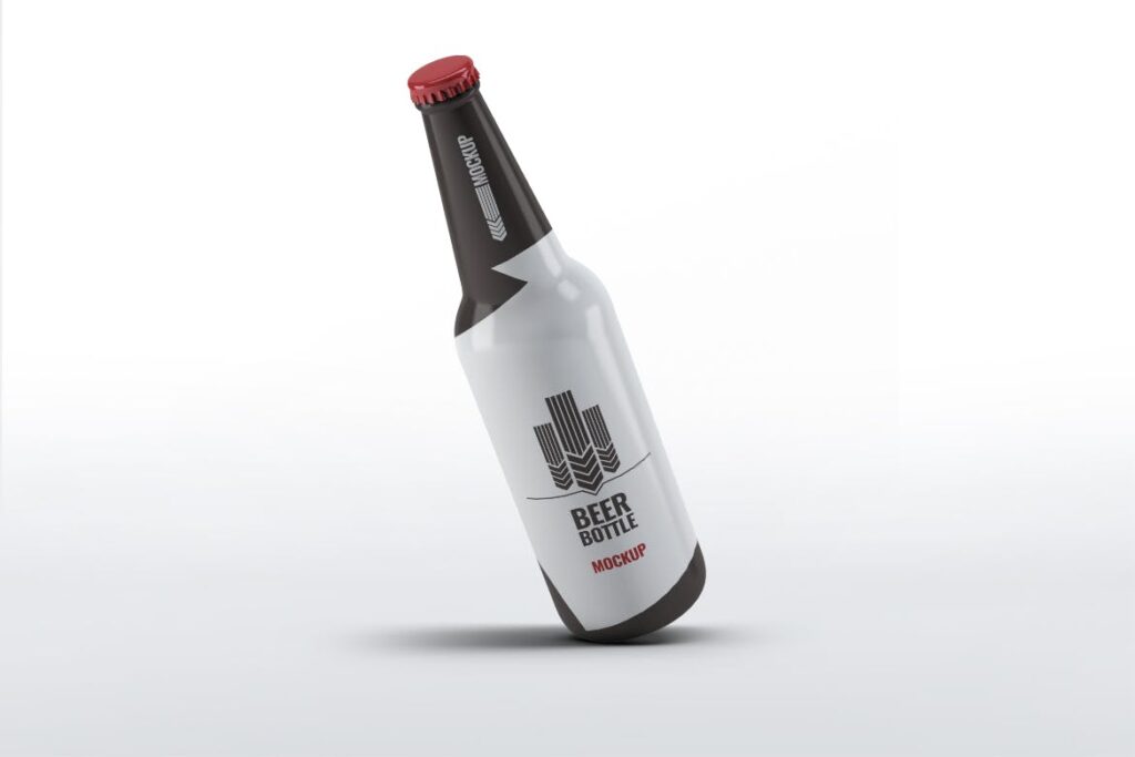 法国进口1664复古精酿混装组合装啤酒模型样机Beer Bottle MockUp插图4