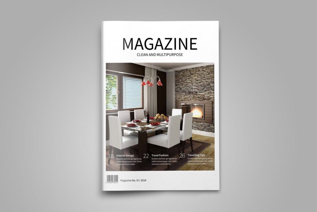 简约高端企业多用途/生活美学类周刊杂志模板Minimal Magazine Template插图4