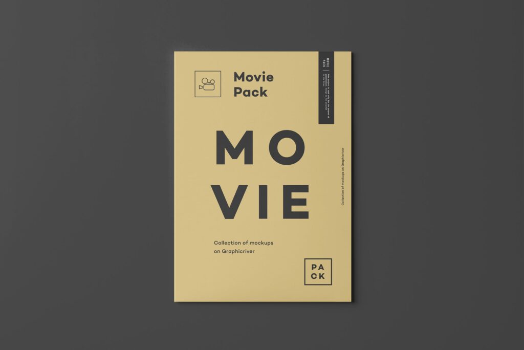 电影唱片光盘包装模型样机效果图Movie Pack Mockup 4插图4