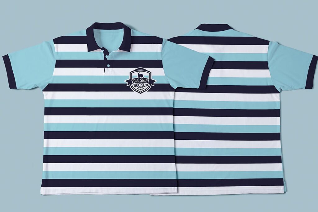 高端男士Polo衫模型场景样机效果图Polo T Shirt Design Mockups插图4