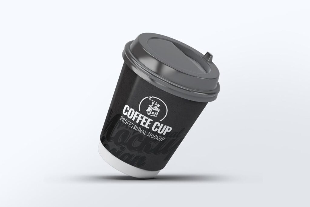 咖啡热饮杯模型多角度样机下载Coffee Cup MockUp V2 6T4CMLV插图5