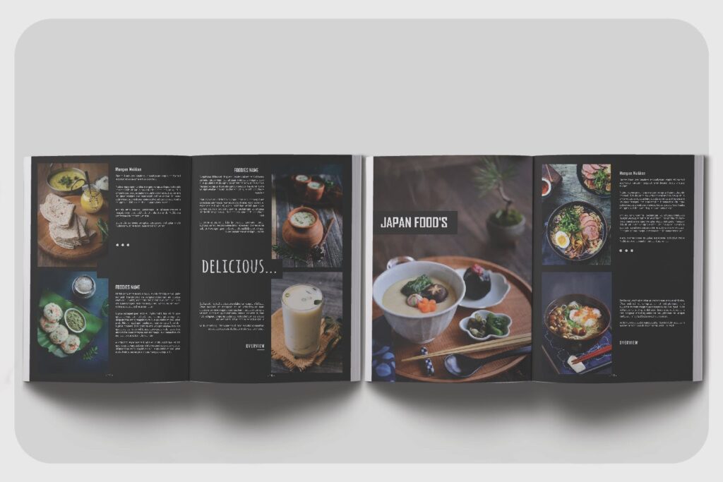 高端美食家餐饮美食料理周刊杂志模板FOODIES Photograph Lookbook插图5