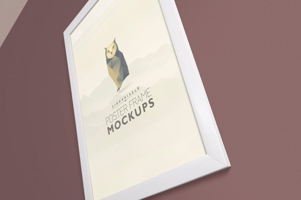 粉色系列海报相框样机模型素材效果图下载Gorgeous Frame Mockups插图5