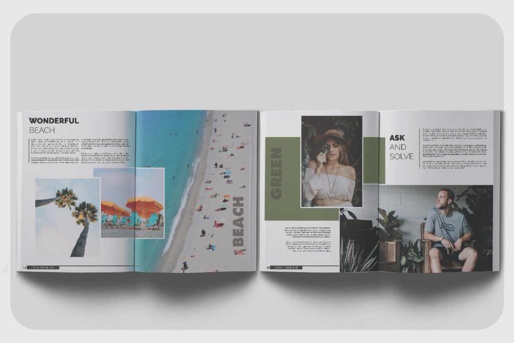 简约时尚旅游主题介绍杂志模板Look A Minimal Magazine插图5