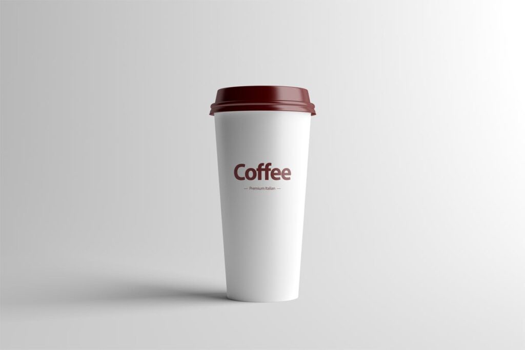 热饮咖啡杯样机模型效果图下载Paper Coffee Cup Mock Up Large插图4