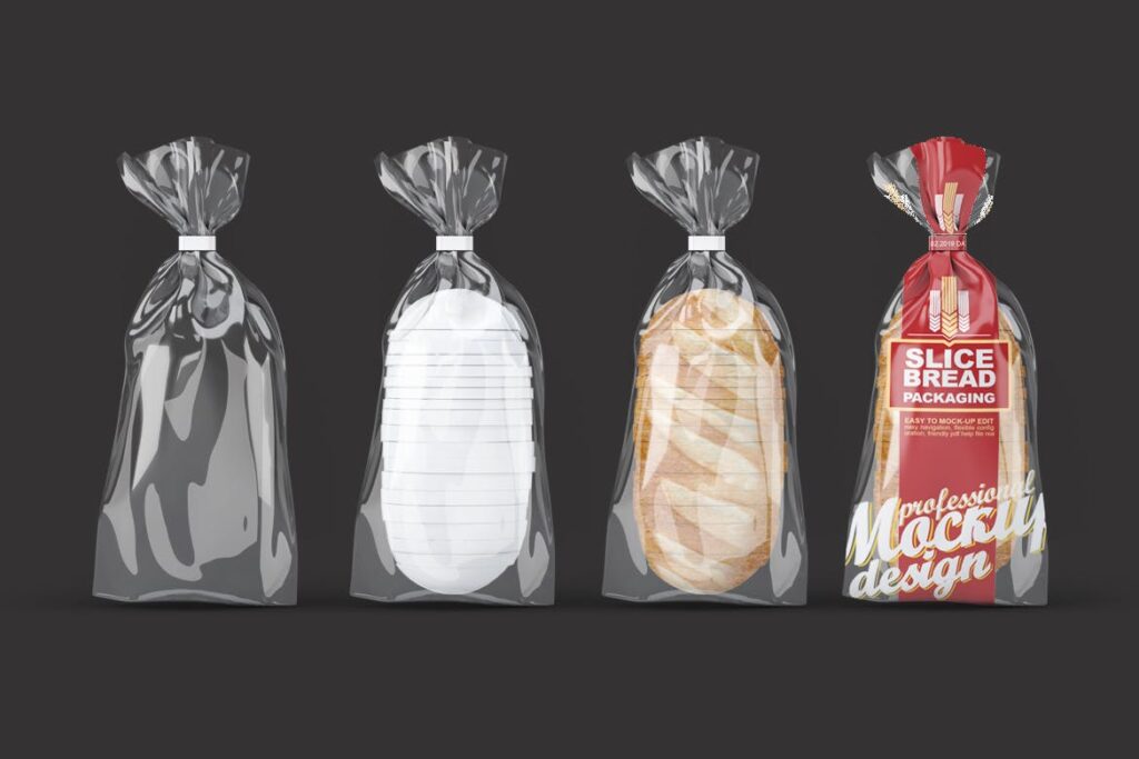 切片面包食品包装模型样机素材效果图Slice Bread Packaging MockUp插图5