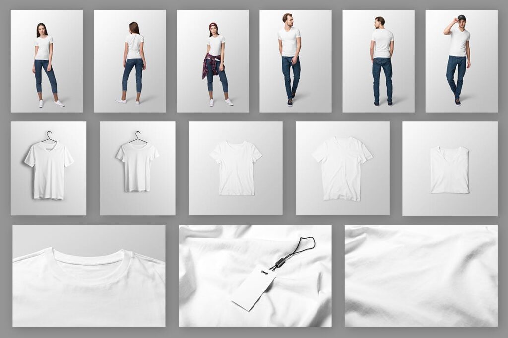 企业文化衫展示服装实物模型样机素材下载Ultimate Apparel Mockup Vol6插图3