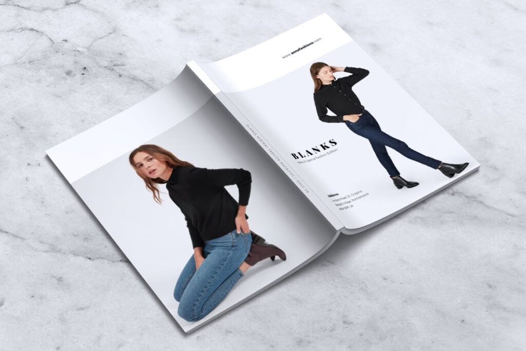 女性时尚服装品牌杂志模板BLANKS Minimal Fashion Magazine插图6