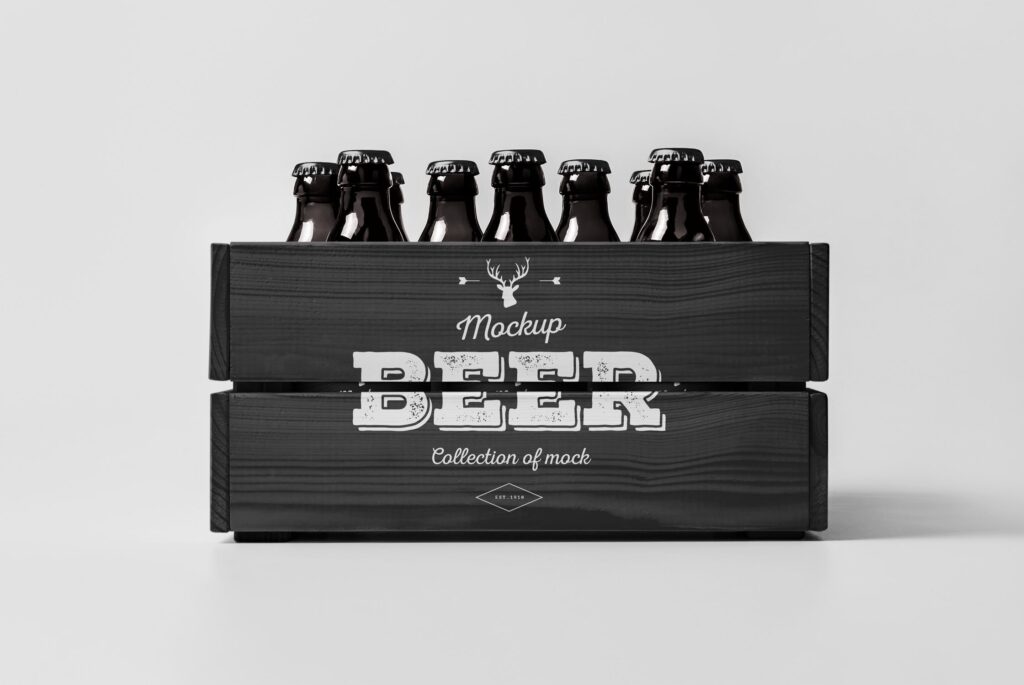 啤酒品牌包装/啤酒瓶包装模型样机模型下载Beer Mockup 2 DV9XAA插图6