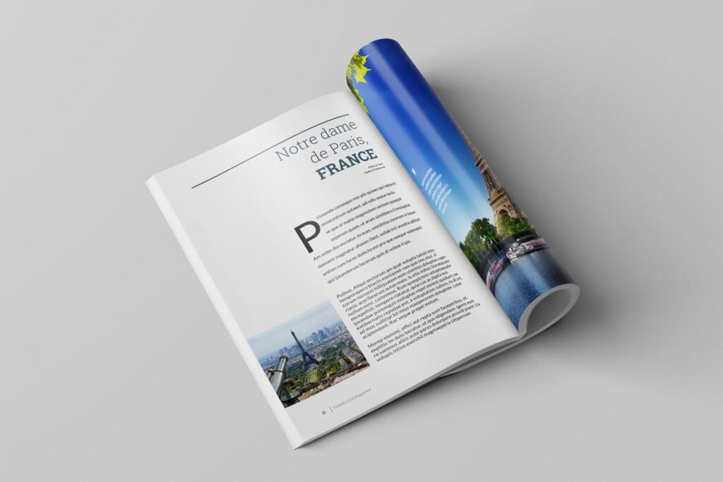 简约极简设计旅行爱好者杂志模板素材Indesign Magazine Template W56BGKZ插图6
