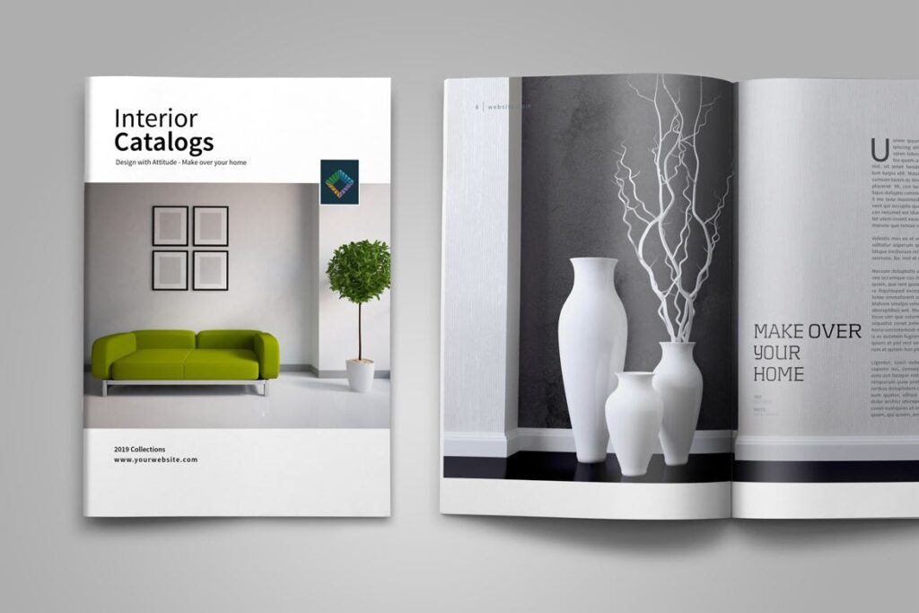 企业内部目录手册模板Interior Catalogs Brochure插图6