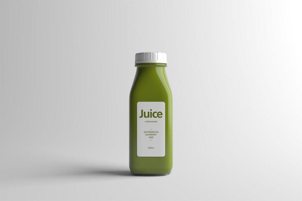 塑料果汁包装瓶样机模型效果图下载Juice Bottle Packaging MockUp HBVQPD插图6