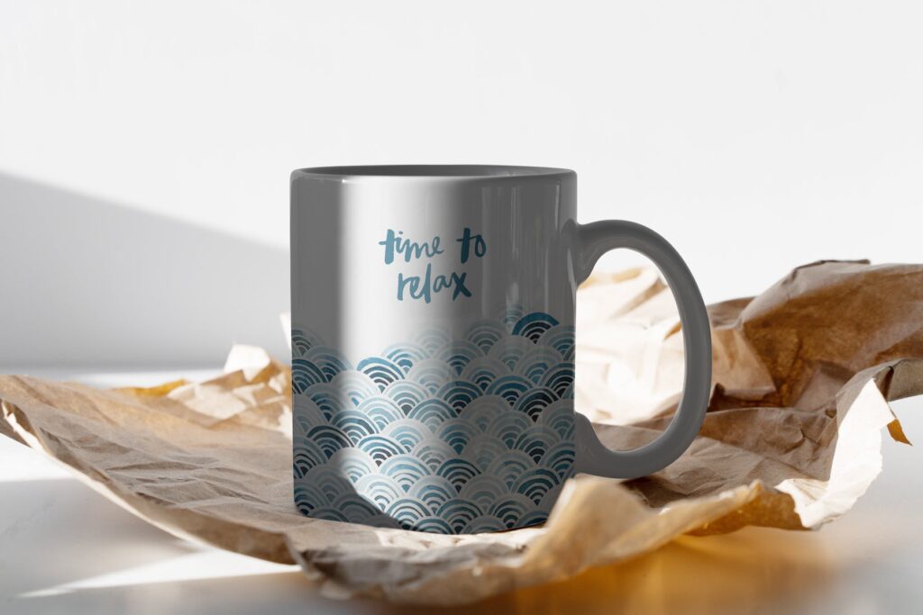 咖啡马克杯样机阴影模型效果图Mug MockUps Shadows Collection插图6