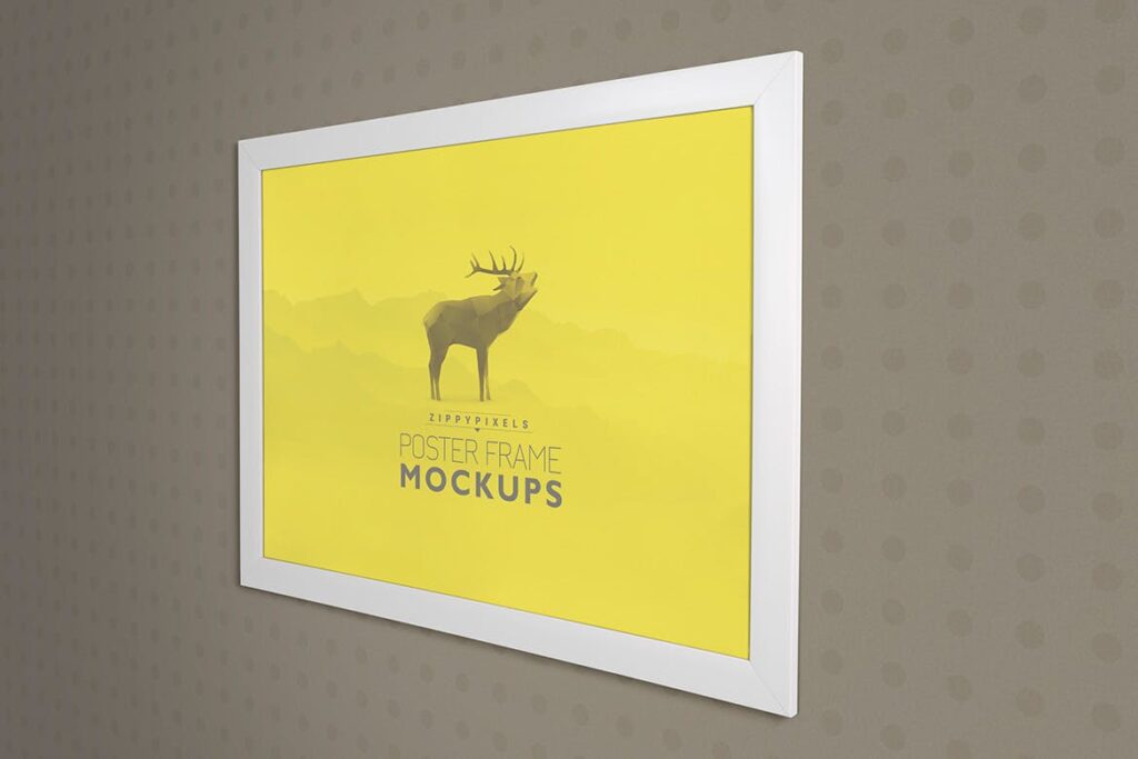 海报相框样机模型素材效果图下载Poster Frame Mockups FXJRUN插图6