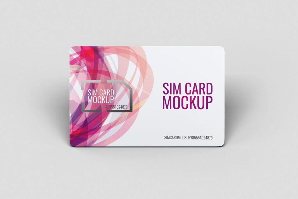 互联网SIM卡设计样机模型素材下载Sim Card MockUp J9Q8XH插图6