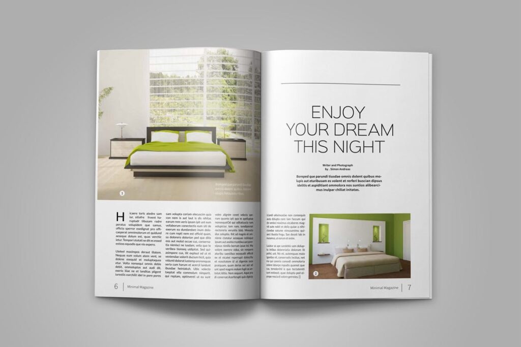 简约高端企业多用途/生活美学类周刊杂志模板Minimal Magazine Template插图7