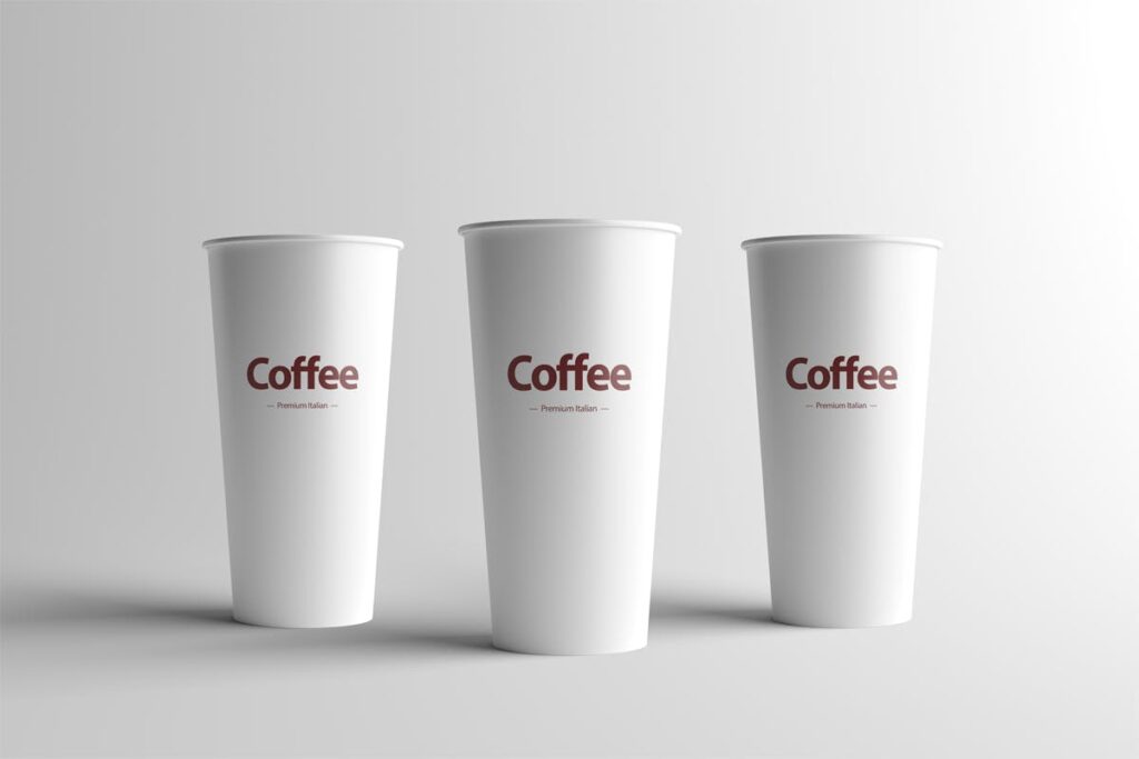 热饮咖啡杯样机模型效果图下载Paper Coffee Cup Mock Up Large插图6