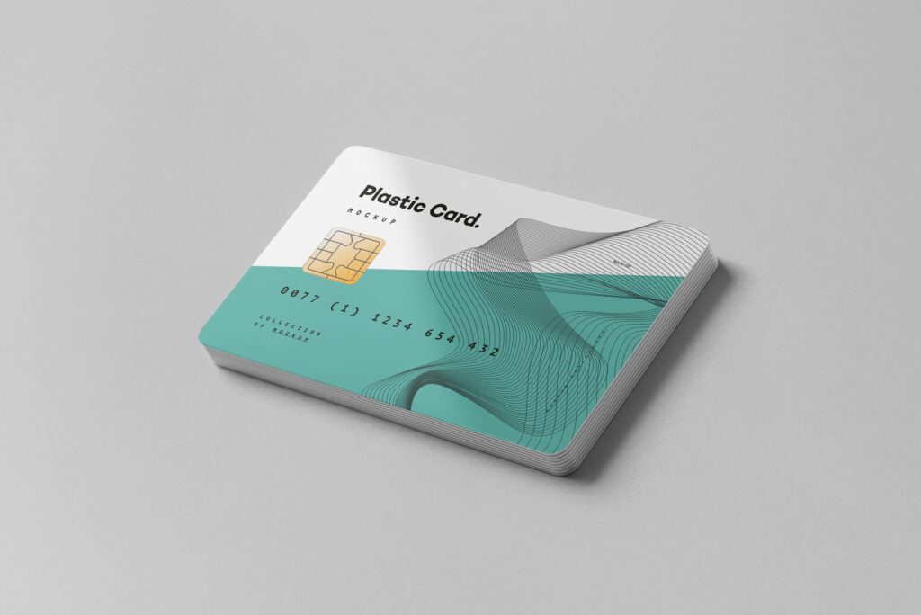 精致塑料卡/信用卡模型样机素材下载Plastic Card Mockup JHQBYL插图7