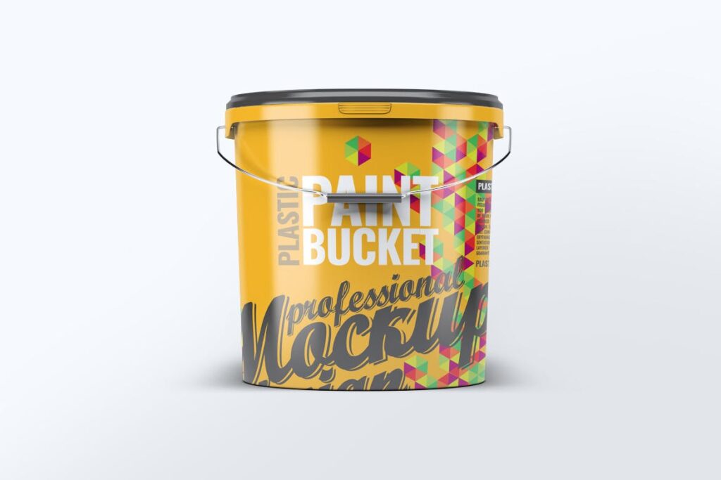 塑料油漆桶/街头艺术喷绘样机模型素材下载Plastic Paint Bucket Mock Up插图7