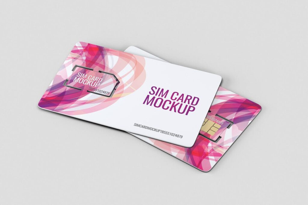 互联网SIM卡设计样机模型素材下载Sim Card MockUp J9Q8XH插图7