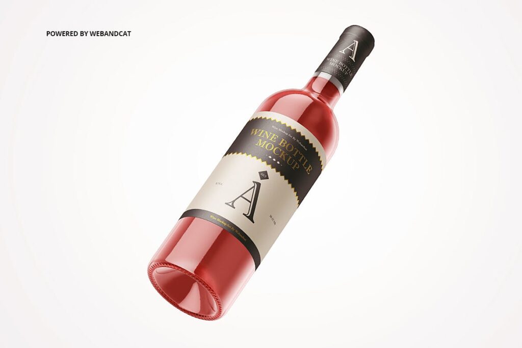 5套高质量红酒瓶包装样机模型效果图ZS6MX7P插图7