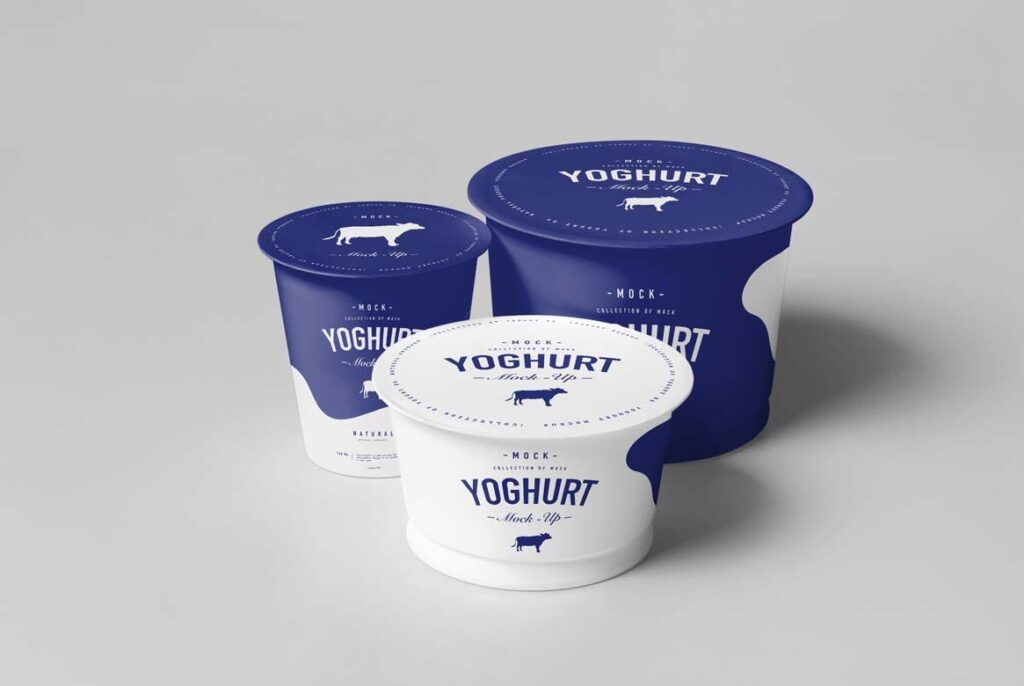 酸奶塑料杯包装杯模型样机素材下载Yoghurt Cup Mockup 3插图7