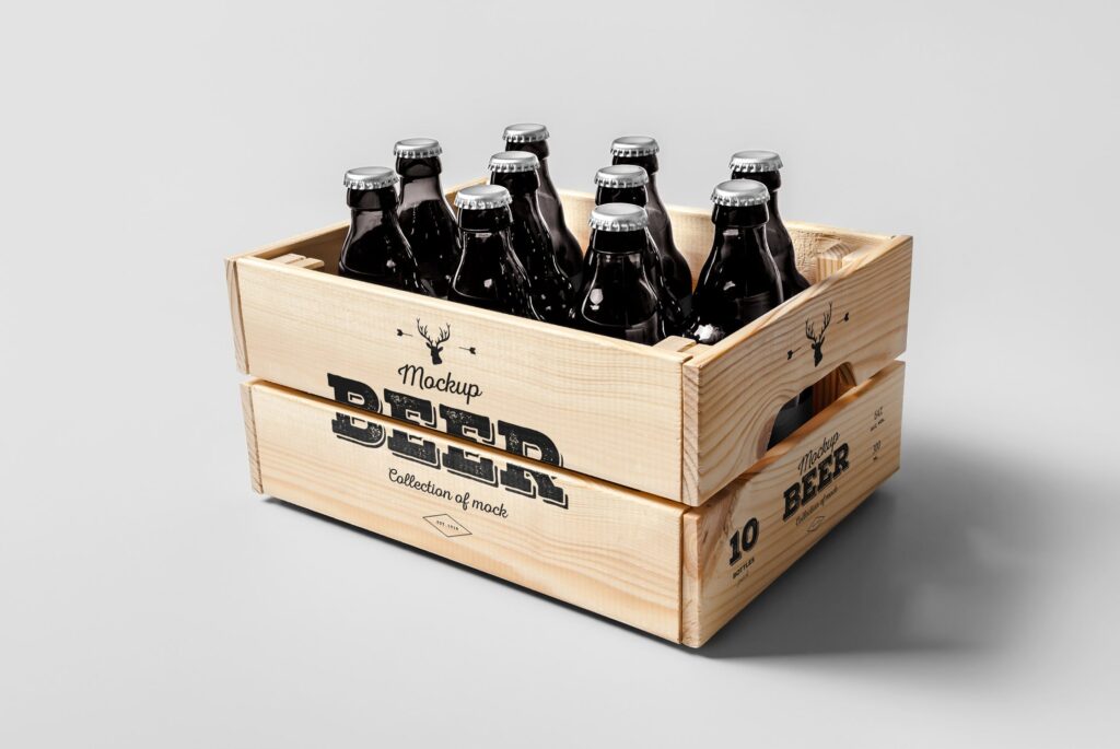 啤酒品牌包装/啤酒瓶包装模型样机模型下载Beer Mockup 2 DV9XAA插图8