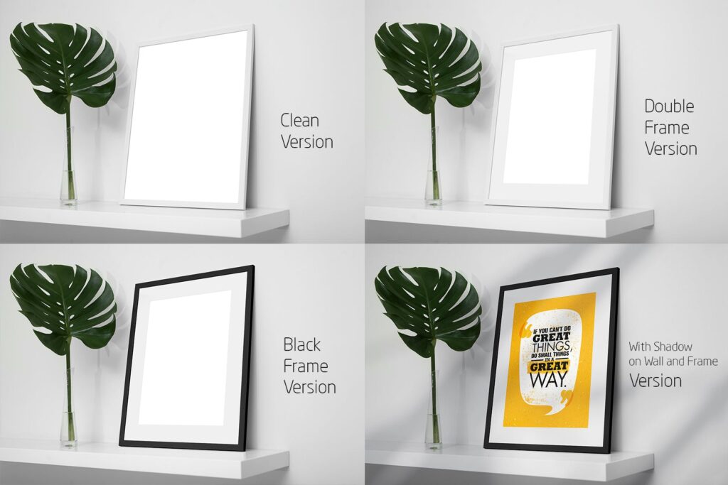欧美风家居装饰背景墙模型样机素材下载Frame MockUp Home Style插图8