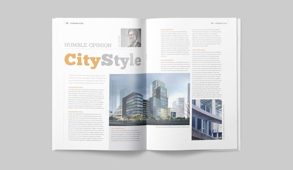 建筑类/生活空间规划画册素材模板下载Magazine Template插图7