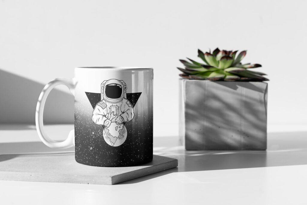 咖啡马克杯样机阴影模型效果图Mug MockUps Shadows Collection插图7