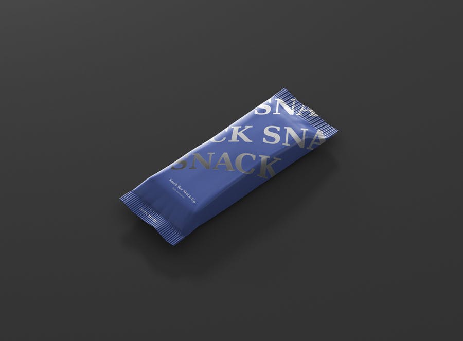 箔袋包装高端食品包装/小吃零食模型样机素材下载Snack Bar Mockup KRABJJ插图8