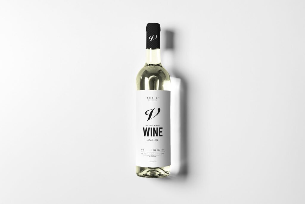 白葡萄酒/高端红酒/葡萄酒模型样机效果图Wine Mockup GC6MXD插图8