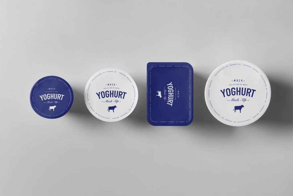酸奶塑料杯包装杯模型样机素材下载Yoghurt Cup Mockup 3插图8
