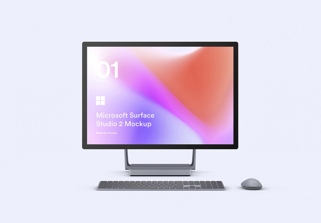 微软Surface Studio电脑样机场景素材Microsoft Surface Studio 2 – 8 Mockups