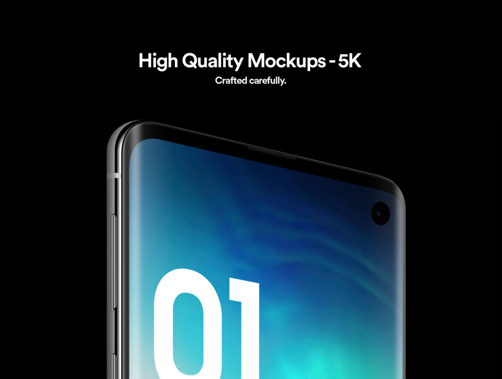 21个三星手机模型场景样机素材/多种透视角度手机样机Samsung Galaxy S10 – 21 Mockups 0 6 PREVIEW插图3