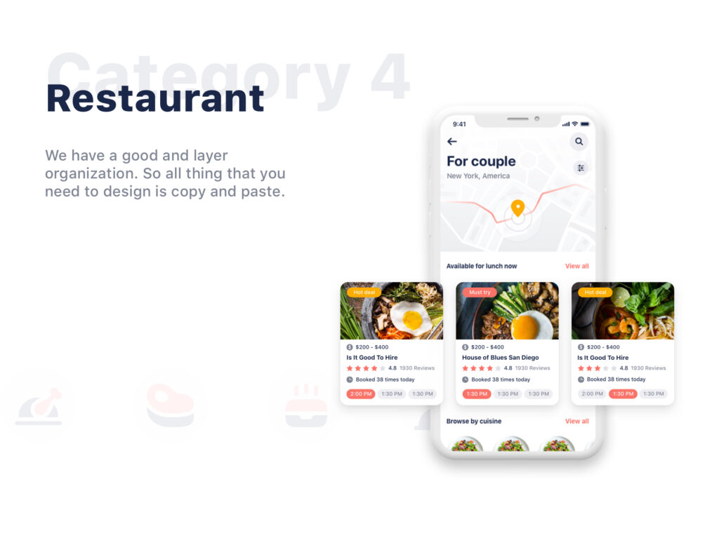 电子银行电子钱包餐厅UI界面设计条件素材Taara App UI Kit插图5
