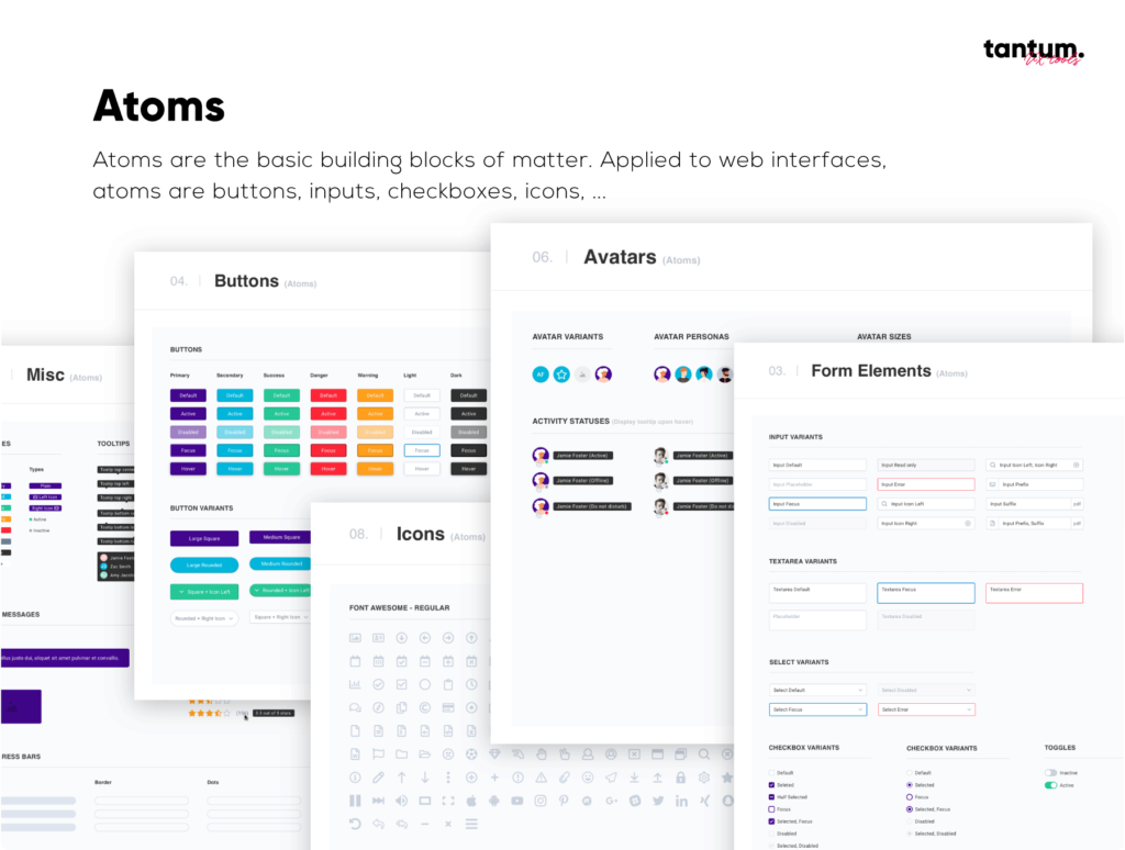 后台管理系统/仪表盘网站素材下载Tantum UX Tools插图4