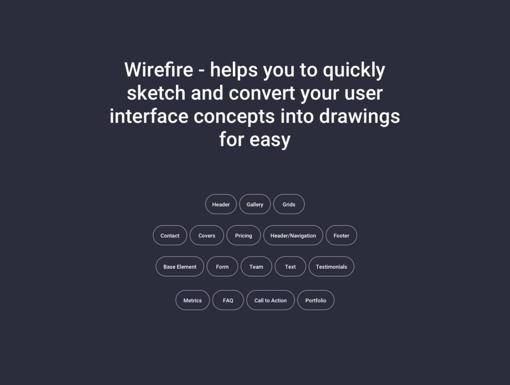 现代简约设计网站素材模板下载网页Wirefire – Wireframe Kit Web Design插图6