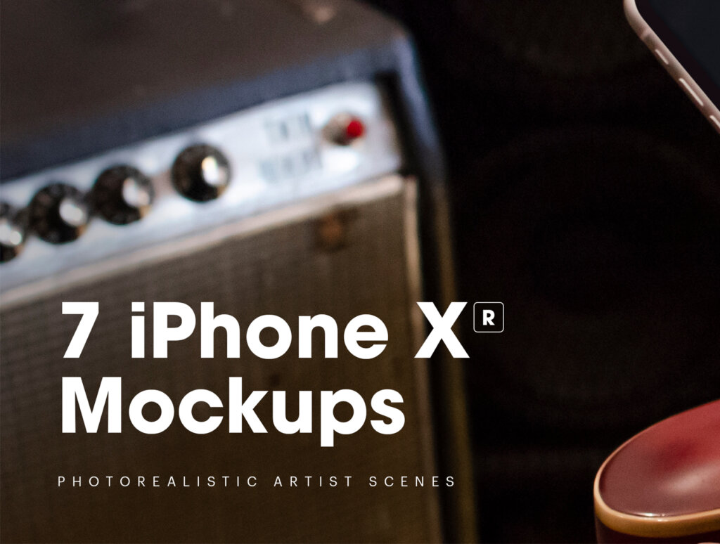 iPhone XR原型模板样机素材下载7 iPhone XR Mockups插图1