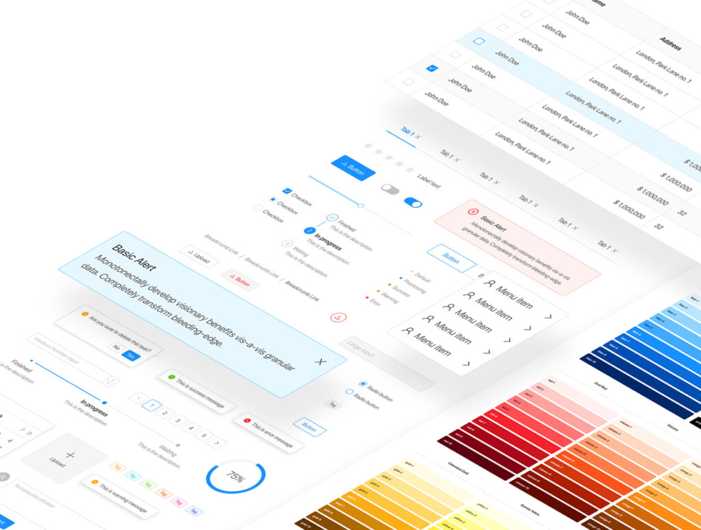 Ant  Design金服中台系统设计套件模板素材Ant Design System for Figma插图2