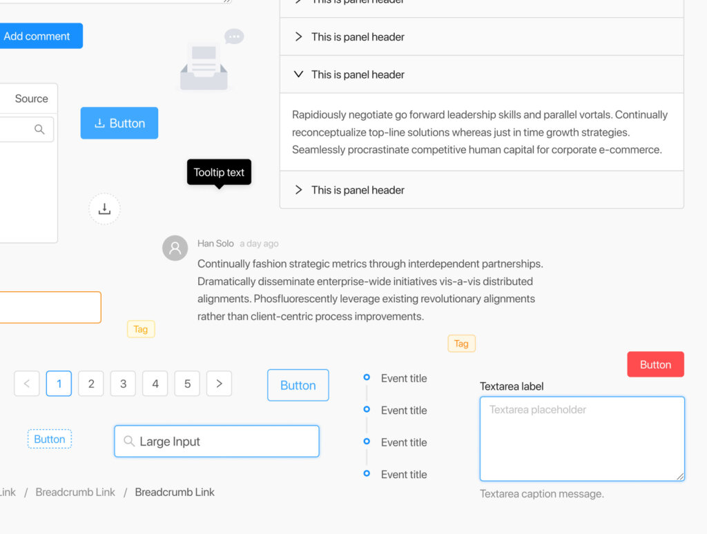 Ant  Design金服中台系统设计套件模板素材Ant Design System for Figma插图6