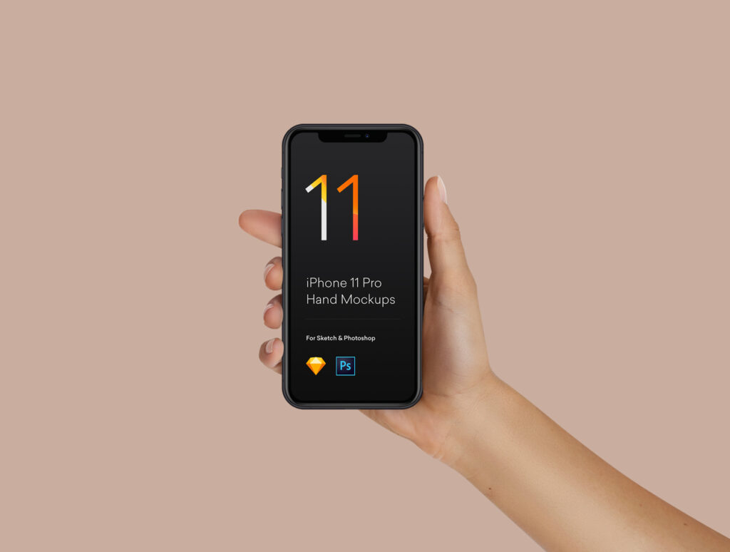 三星苹果谷歌手机样机手持手机样机素材下载Hand Mockups iPhone 11, S10, Pixel 4插图6