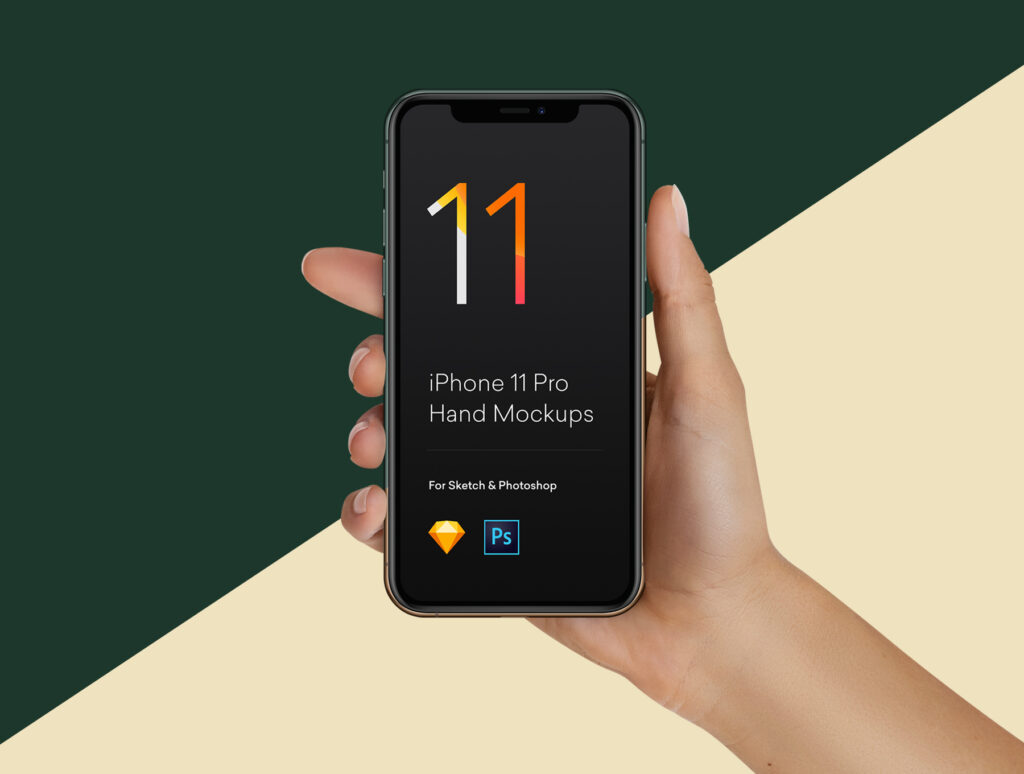 三星苹果谷歌手机样机手持手机样机素材下载Hand Mockups iPhone 11, S10, Pixel 4插图7