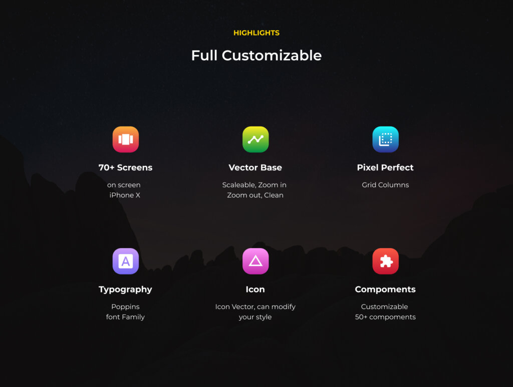 多用途电子商务服装电商购物UI界面设计套件Oreo eCommerce Mobile UI Kit插图2