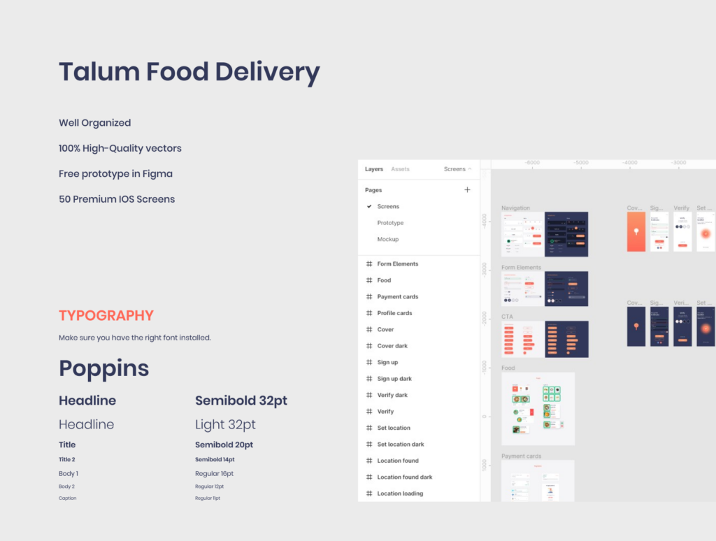 食品订购在线配送设计套件素材模板peTalum – Food Order and Delivery插图6