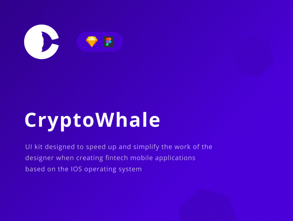 虚拟货币ICO数字货币UI界面设计套件素材WhaleCrypto UI kit插图1